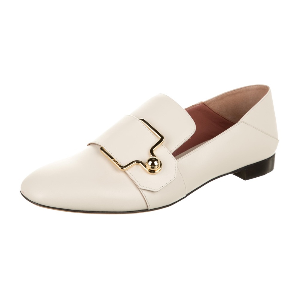 Bally Malinda calf leather loafer for sale(cream/white) US8